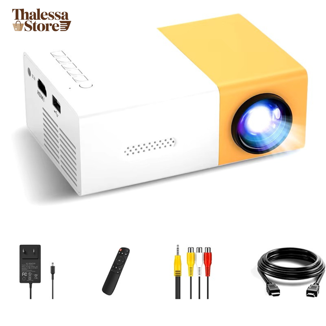 MINI PROYECTOR CINEMAX LED PORTATIL - PANTALLA GIGANTE EN CASA