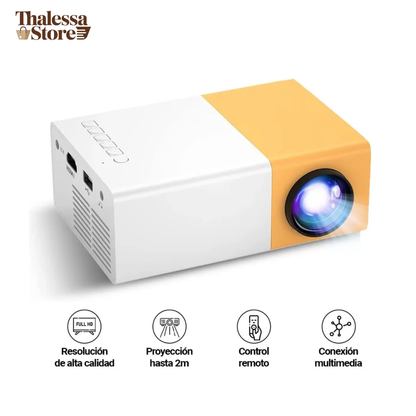 MINI PROYECTOR CINEMAX LED PORTATIL - PANTALLA GIGANTE EN CASA